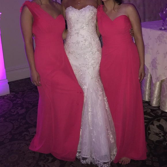 Fuschia Bridesmaid Dress - Picture 1 of 5